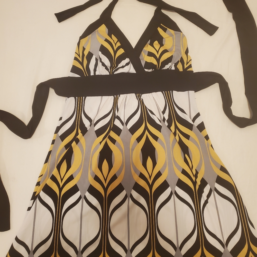 Wet Seal Halter tie waist dress